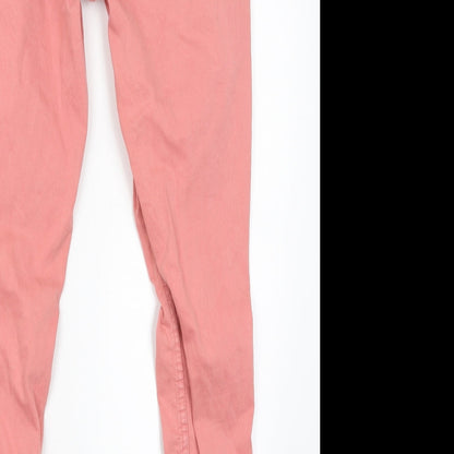 Oasis Womens Pink   Skinny Jeans Size 12 L26 in