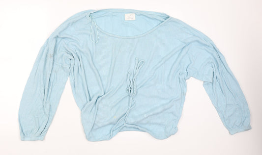 Womens UK Size XL Time To Dream Blue Pullover Jumper
