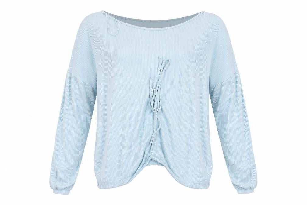 Womens UK Size XL Time To Dream Blue Pullover Jumper