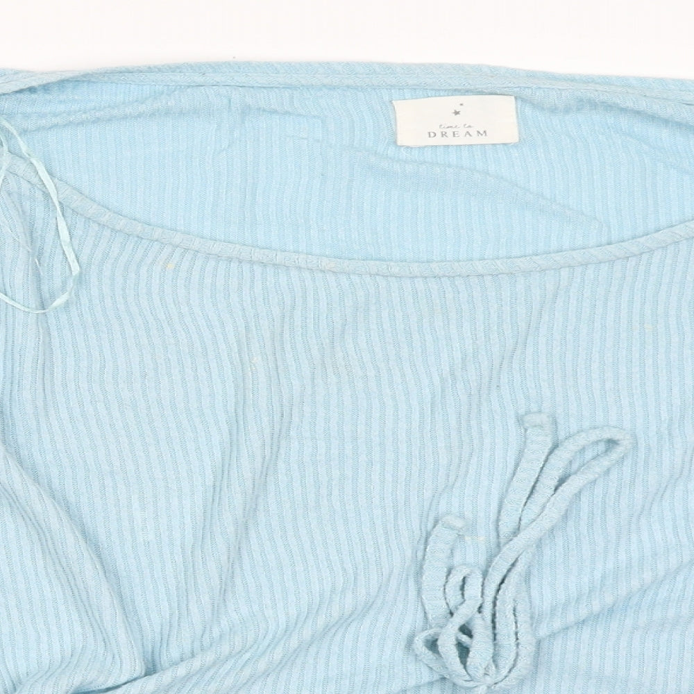 Womens UK Size XL Time To Dream Blue Pullover Jumper