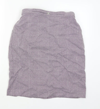 Marks and Spencer Womens Pink   Straight & Pencil Skirt Size 14