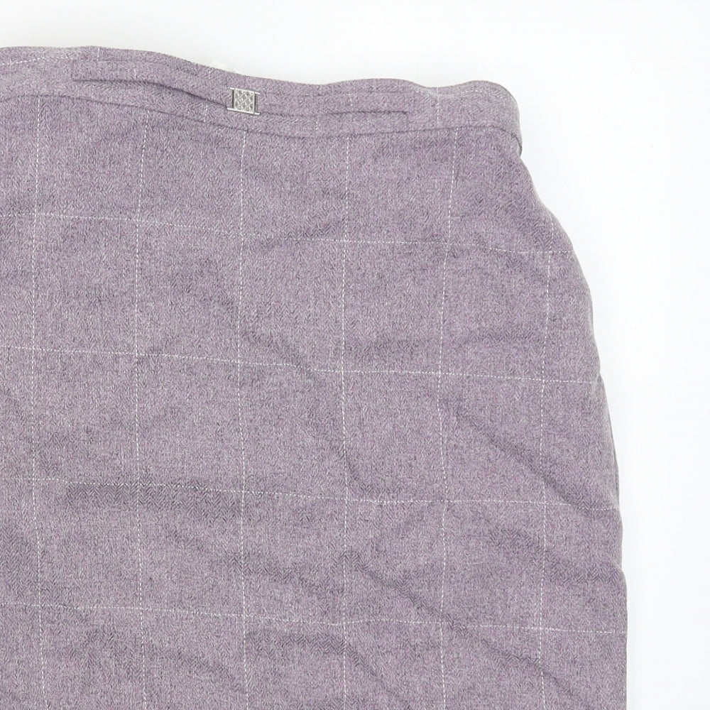 Marks and Spencer Womens Pink   Straight & Pencil Skirt Size 14