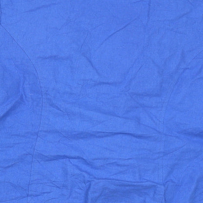 Womens UK Size 14 Isle Blue Cardigan Jumper
