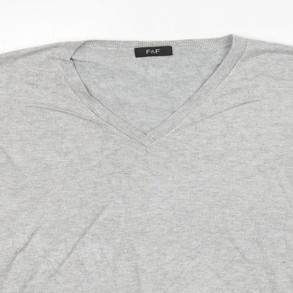 F&F Womens Grey   Pullover Jumper Size 14
