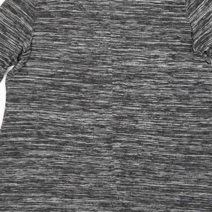 Epilogue Womens Grey Striped  T-Shirt Dress  Size 14