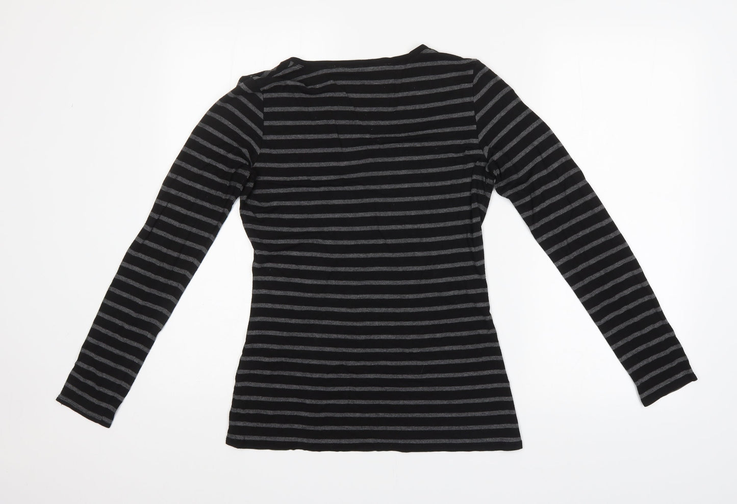 Womens UK Size  Max Studio Black Basic T-Shirt