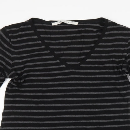 Womens UK Size  Max Studio Black Basic T-Shirt