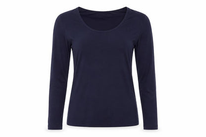 Womens UK Size 14 Preworn Blue Basic T-Shirt