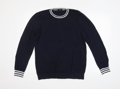 George Mens Blue   Pullover Jumper