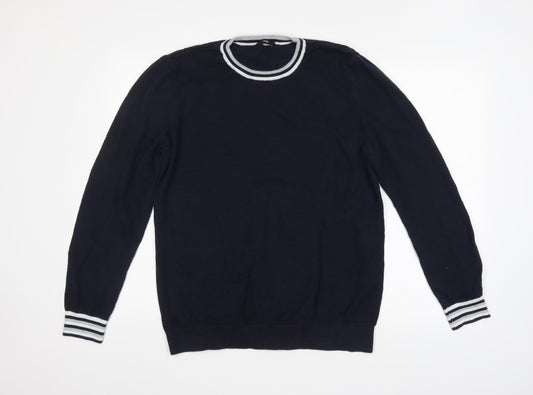 George Mens Blue   Pullover Jumper