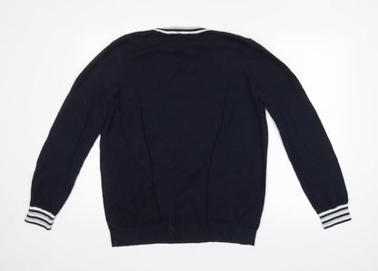 George Mens Blue   Pullover Jumper