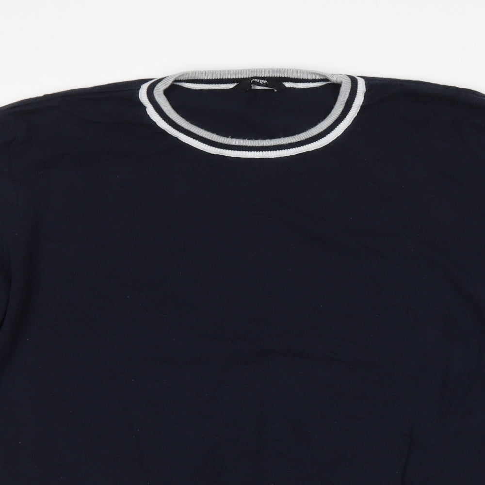 George Mens Blue   Pullover Jumper