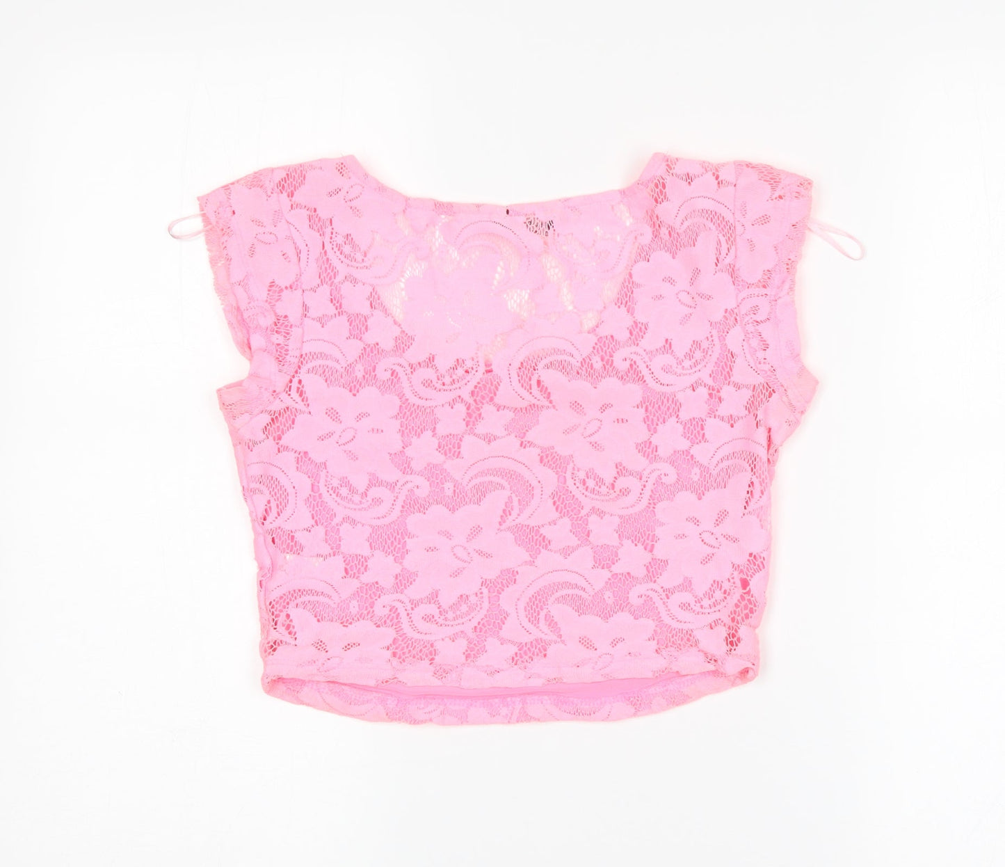 Womens UK Size 6 Select Pink Cropped Tank