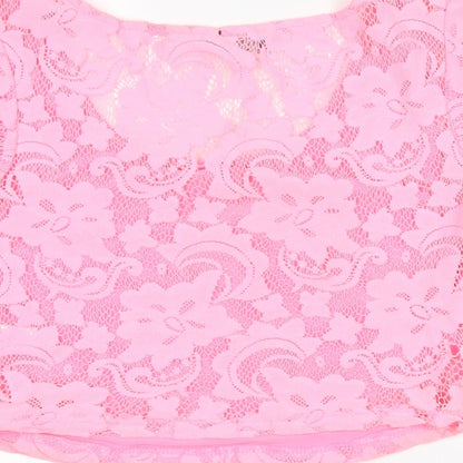 Womens UK Size 6 Select Pink Cropped Tank