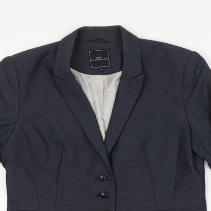NEXT Womens Grey Check  Jacket Suit Jacket Size 12
