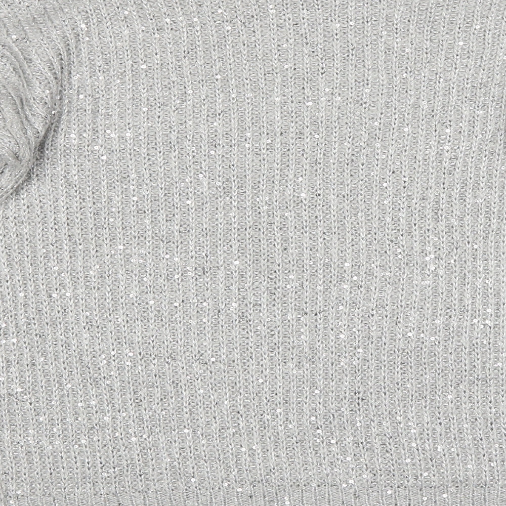 Womens UK Size  Preworn Grey Pullover Jumper