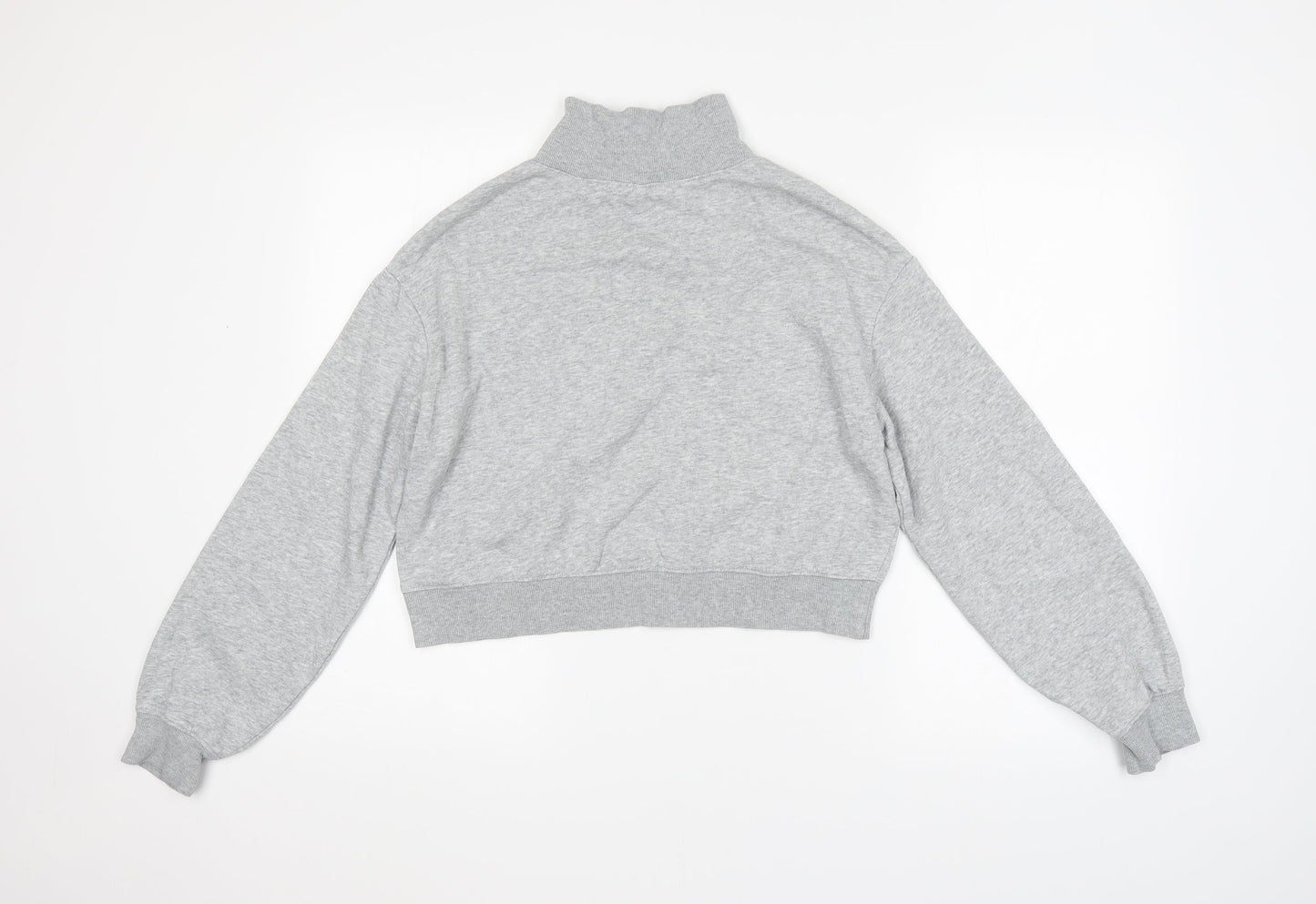 H&M Womens Grey   Pullover Sweatshirt Size S