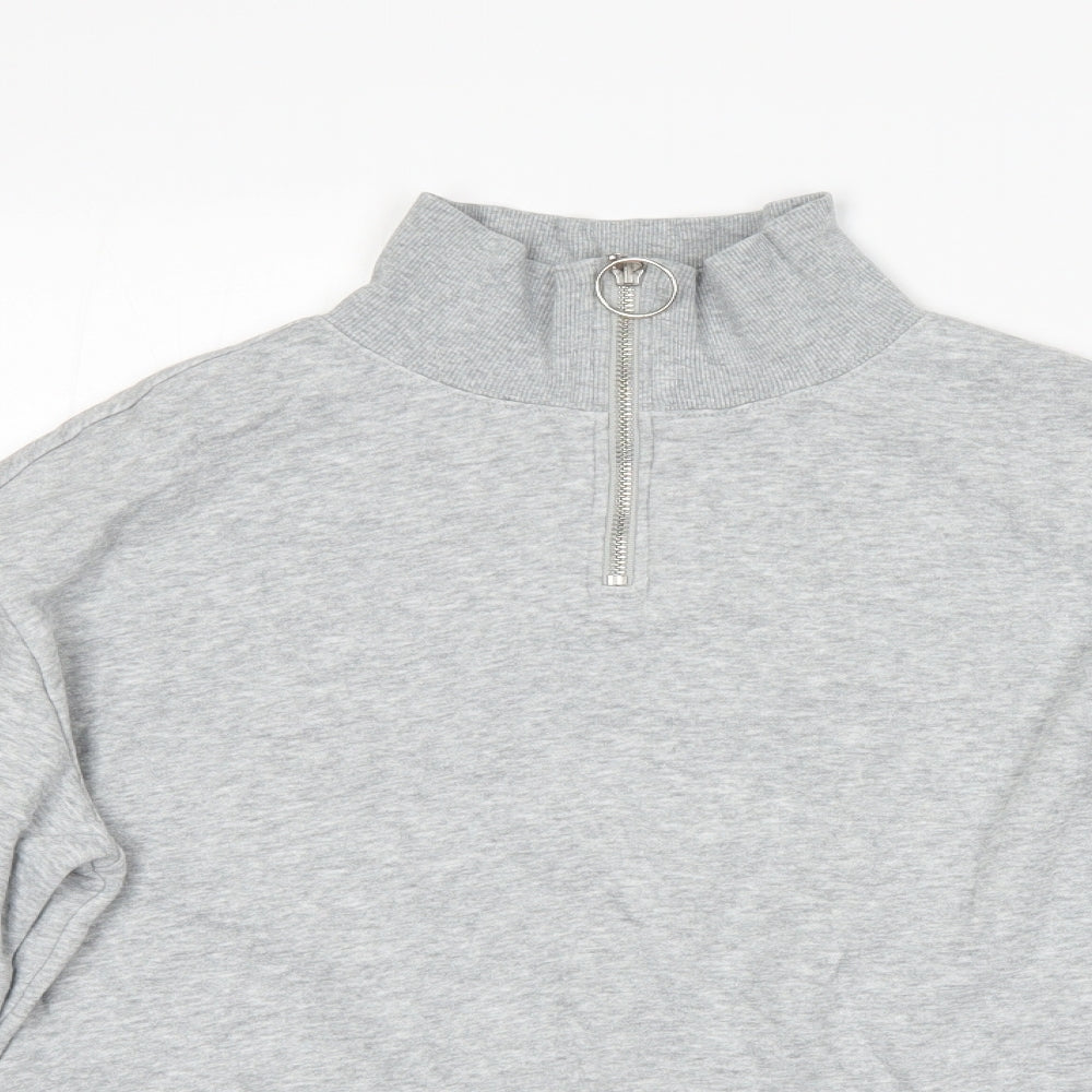 H&M Womens Grey   Pullover Sweatshirt Size S