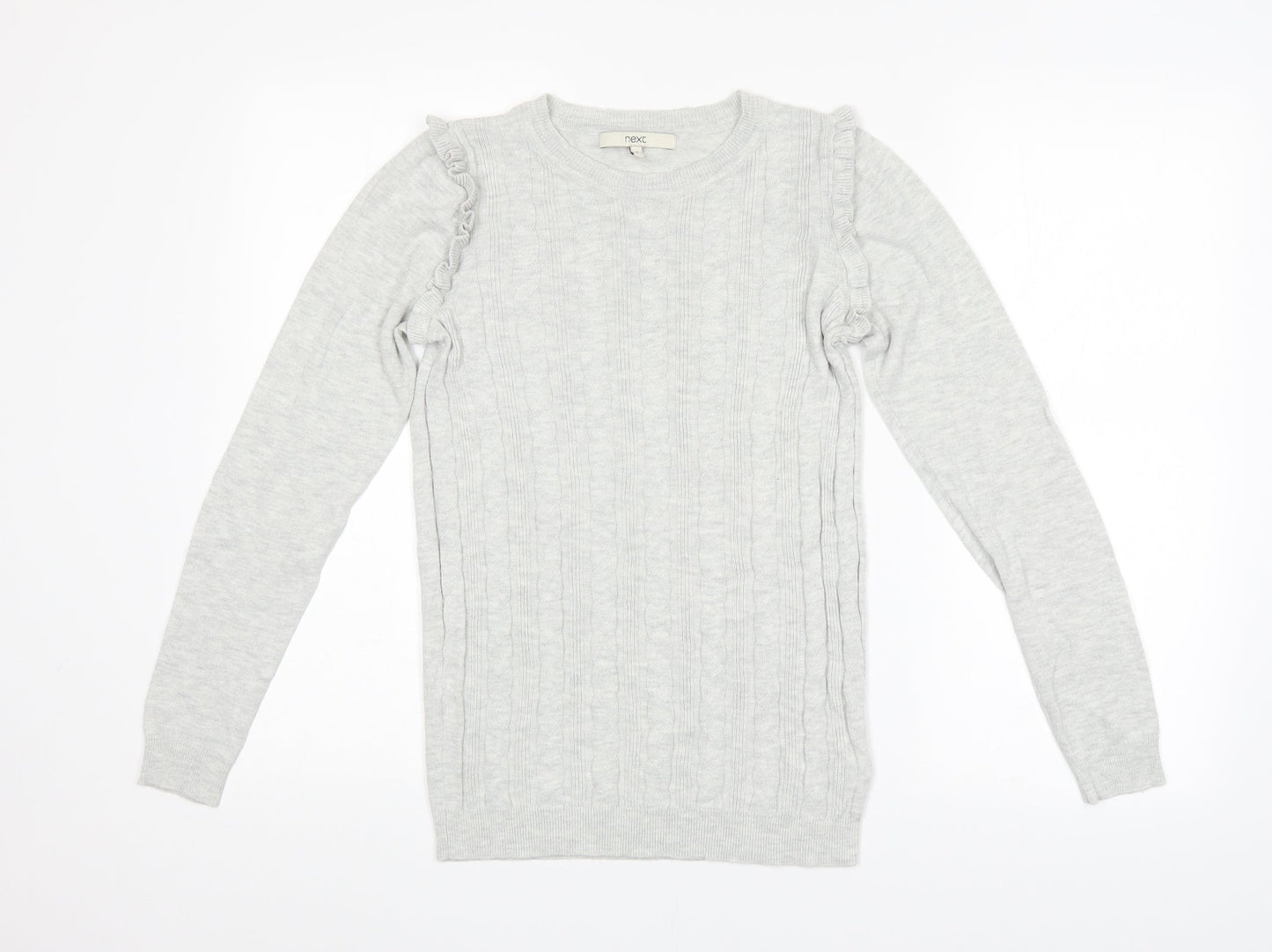 Womens UK Size 8 NEXT Grey Pullover Jumper