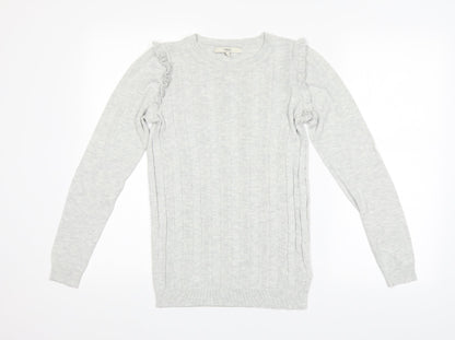 Womens UK Size 8 NEXT Grey Pullover Jumper