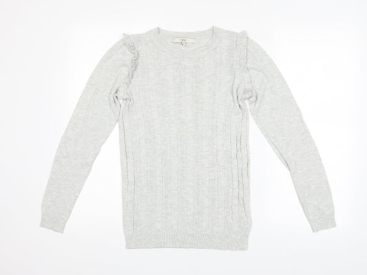 Womens UK Size 8 NEXT Grey Pullover Jumper