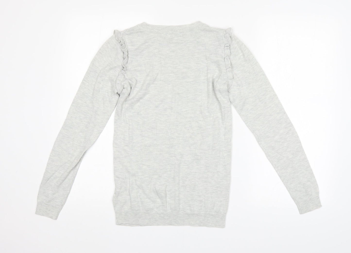 Womens UK Size 8 NEXT Grey Pullover Jumper