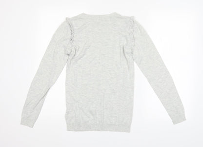 Womens UK Size 8 NEXT Grey Pullover Jumper