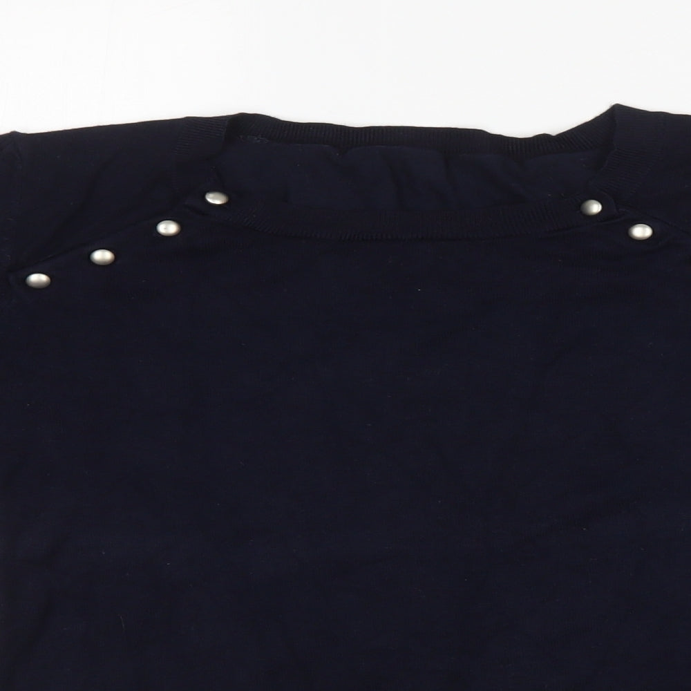 Womens UK Size  Preworn Blue Pullover Jumper