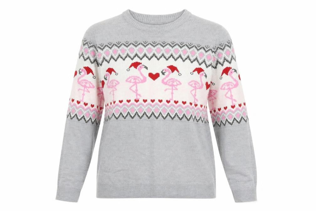 Womens UK Size M Avenue Grey Pullover Jumper