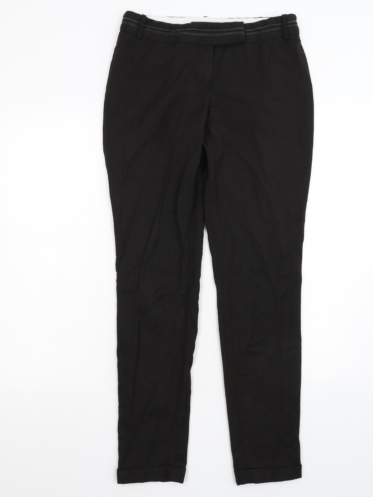 Womens UK Size 8 NEXT Regular Fit  Black Trousers