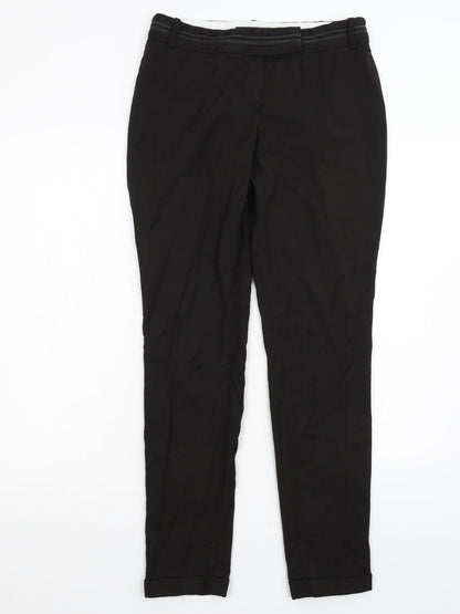 Womens UK Size 8 NEXT Regular Fit  Black Trousers
