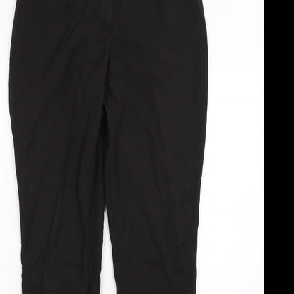 Womens UK Size 8 NEXT Regular Fit  Black Trousers