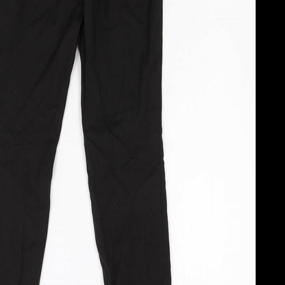 Womens UK Size 8 NEXT Regular Fit  Black Trousers