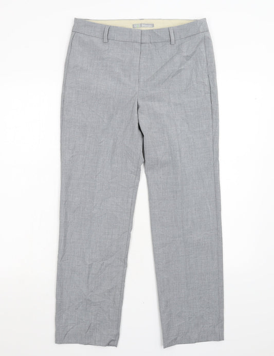 Womens UK Size 10 M&S Regular Fit  Grey Trousers