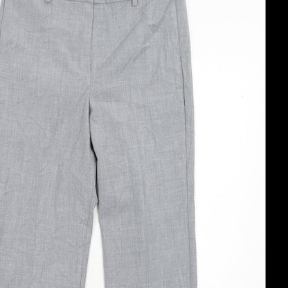 Womens UK Size 10 M&S Regular Fit  Grey Trousers