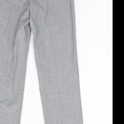 Womens UK Size 10 M&S Regular Fit  Grey Trousers