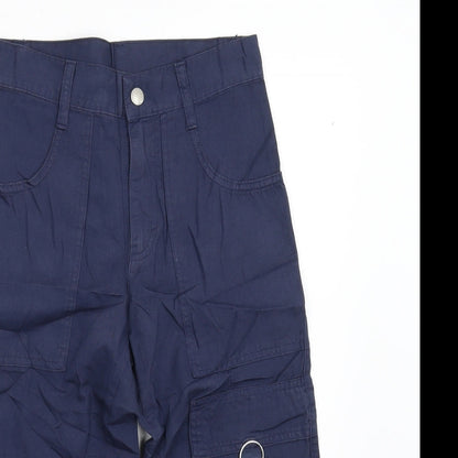 United Colors of Benetton Boys Blue   Cargo Shorts Size L