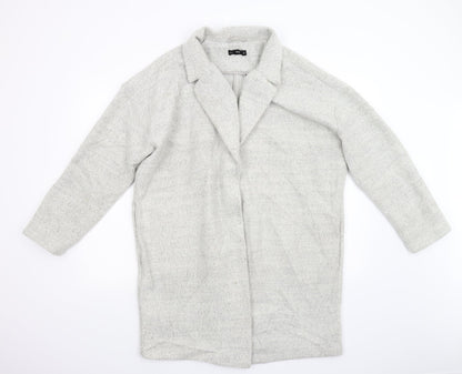 F&F Womens Grey   Overcoat Coat Size 16