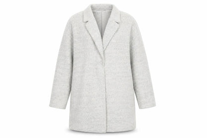 Womens UK Size 16 F&F Grey Overcoat