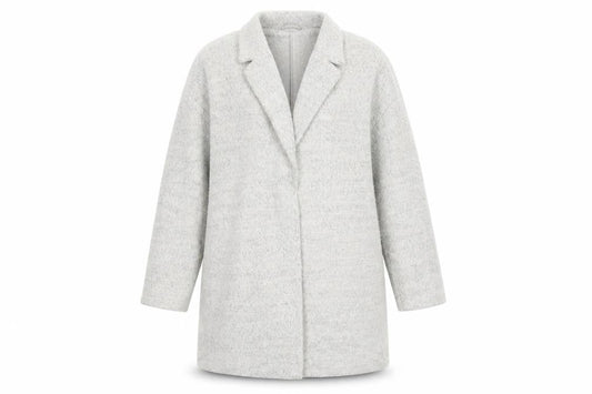 Womens UK Size 16 F&F Grey Overcoat