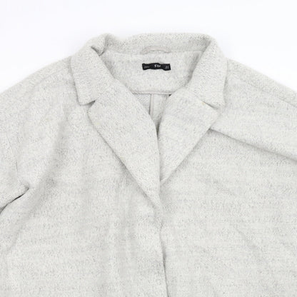 F&F Womens Grey   Overcoat Coat Size 16