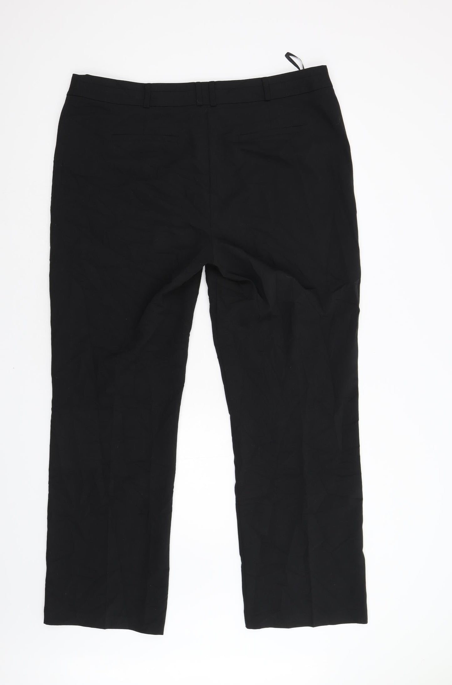Womens UK Size 18 Linea Regular Fit  Black Trousers