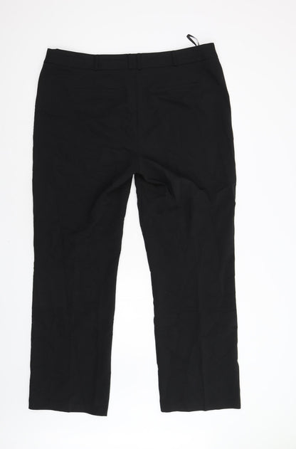Womens UK Size 18 Linea Regular Fit  Black Trousers