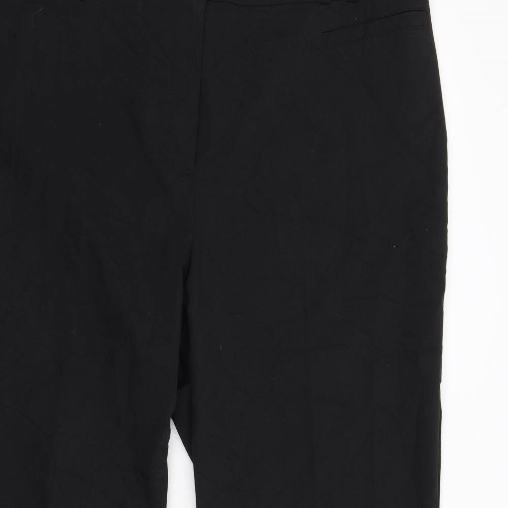 Womens UK Size 18 Linea Regular Fit  Black Trousers
