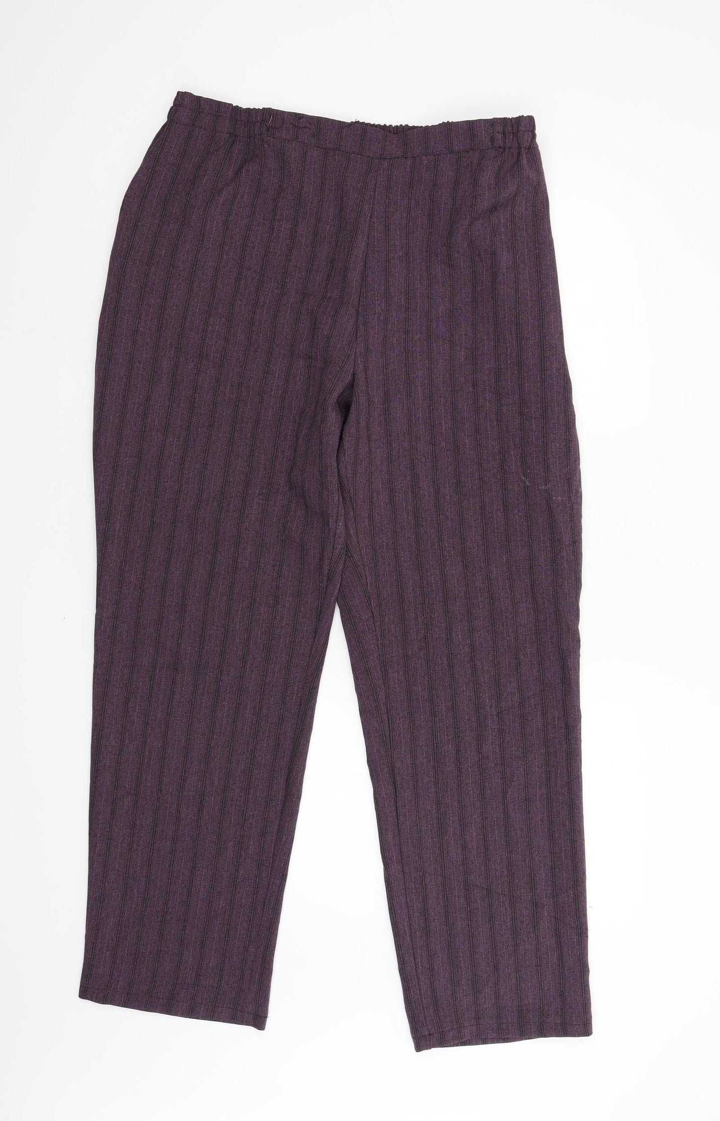 Womens UK Size 20 Afibel Regular Fit  Purple Trousers