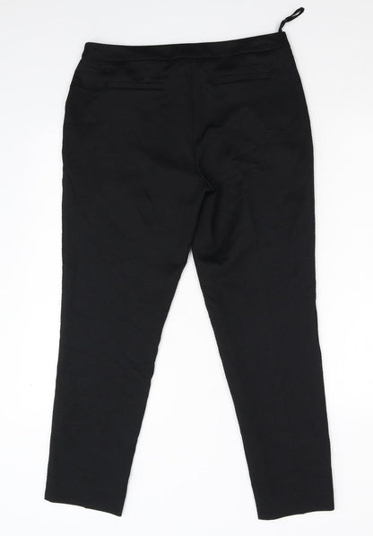 F&F Womens Black   Trousers  Size 10 L26 in