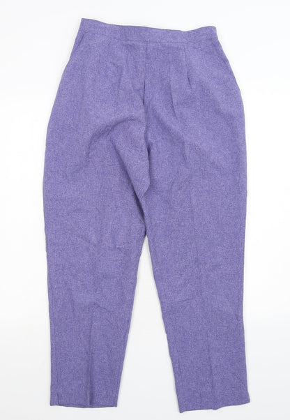 Womens UK Size 14 Janique Regular Fit  Purple Trousers