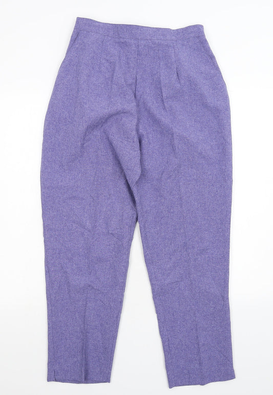 Womens UK Size 14 Janique Regular Fit  Purple Trousers