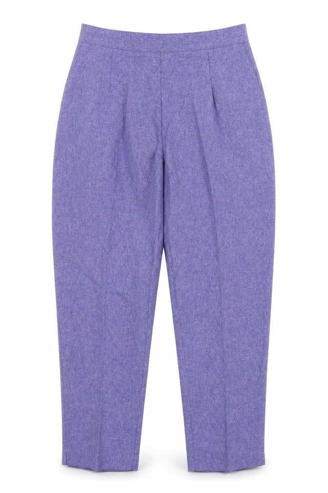 Womens UK Size 14 Janique Regular Fit  Purple Trousers