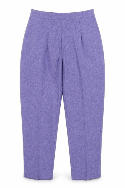 Womens UK Size 14 Janique Regular Fit  Purple Trousers